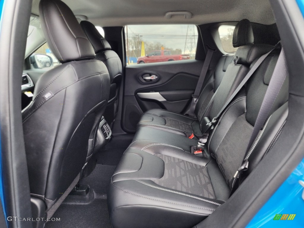 Black Interior 2022 Jeep Cherokee X 4x4 Photo #145304619