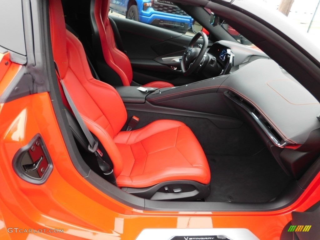 Adrenaline Red/Jet Black Interior 2020 Chevrolet Corvette Stingray Convertible Photo #145305292