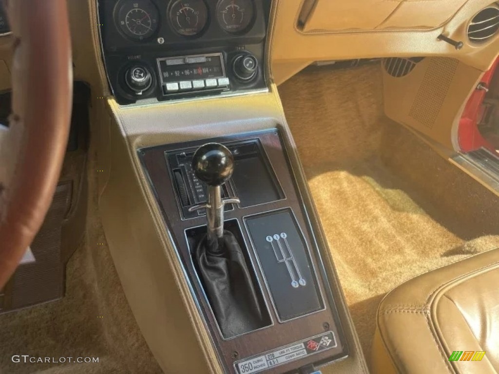 1975 Corvette Stingray Convertible - Mille Miglia Red / Medium Saddle photo #17