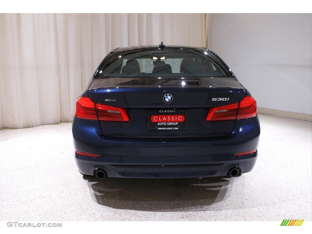 2019 5 Series 530i xDrive Sedan - Imperial Blue Metallic / Black photo #20