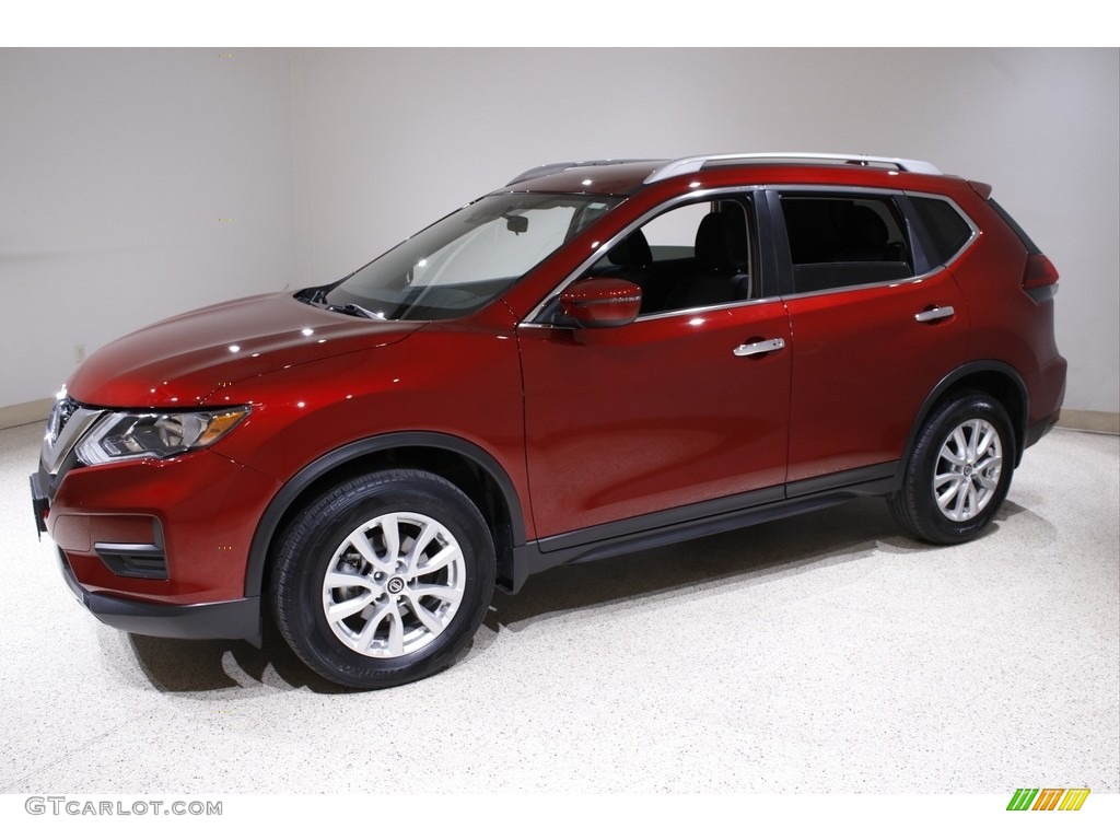 Scarlet Ember Tintcoat 2020 Nissan Rogue SV AWD Exterior Photo #145305750