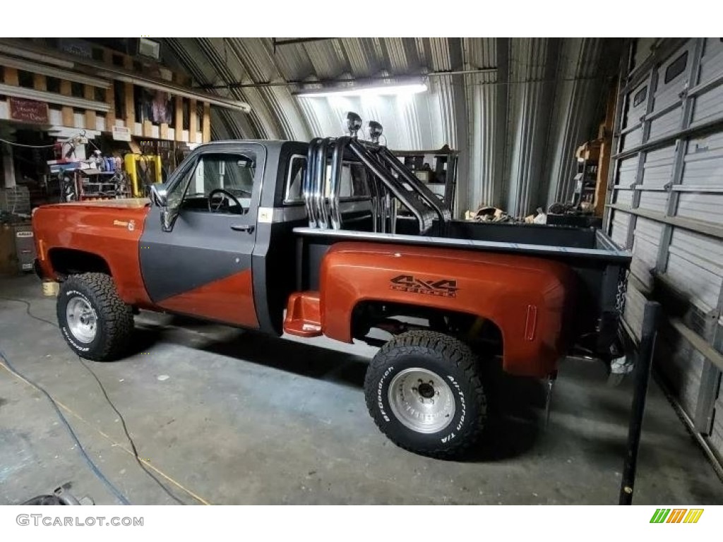 Custom Burnt Orange 1978 Chevrolet C/K Truck K10 Cheyenne Regular Cab 4x4 Exterior Photo #145305780
