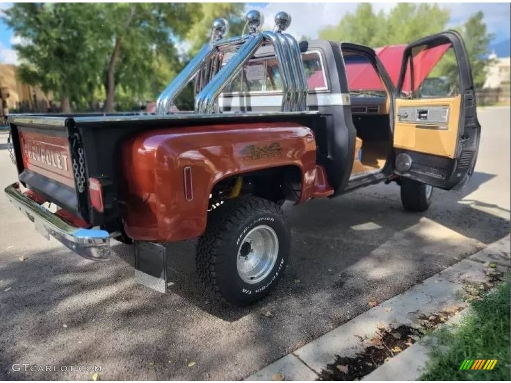 Custom Burnt Orange 1978 Chevrolet C/K Truck K10 Cheyenne Regular Cab 4x4 Exterior Photo #145305793