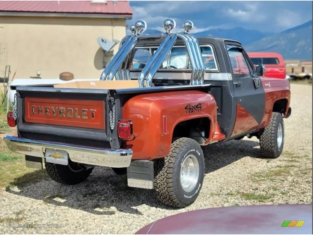 1978 C/K Truck K10 Cheyenne Regular Cab 4x4 - Custom Burnt Orange / Tan photo #7