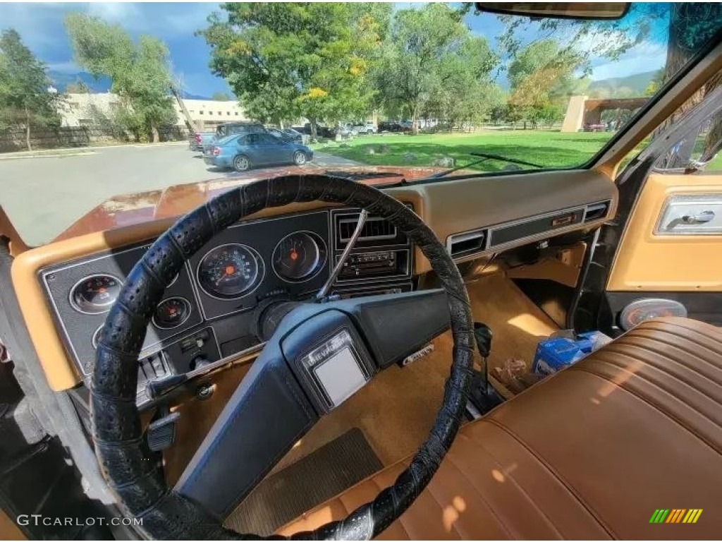 1978 Chevrolet C/K Truck K10 Cheyenne Regular Cab 4x4 Tan Dashboard Photo #145305882