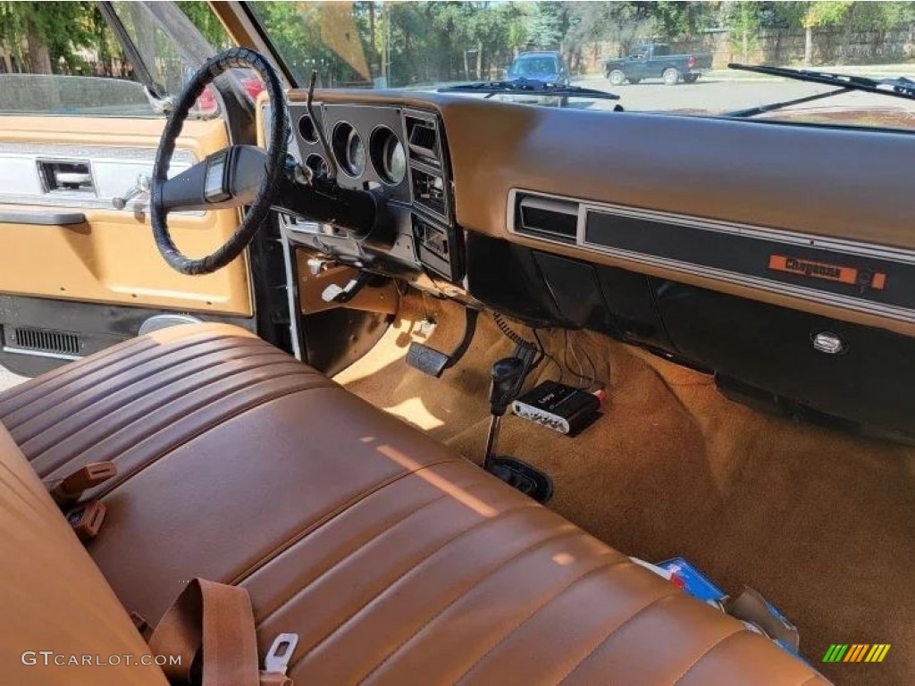 1978 Chevrolet C/K Truck K10 Cheyenne Regular Cab 4x4 Tan Dashboard Photo #145305900