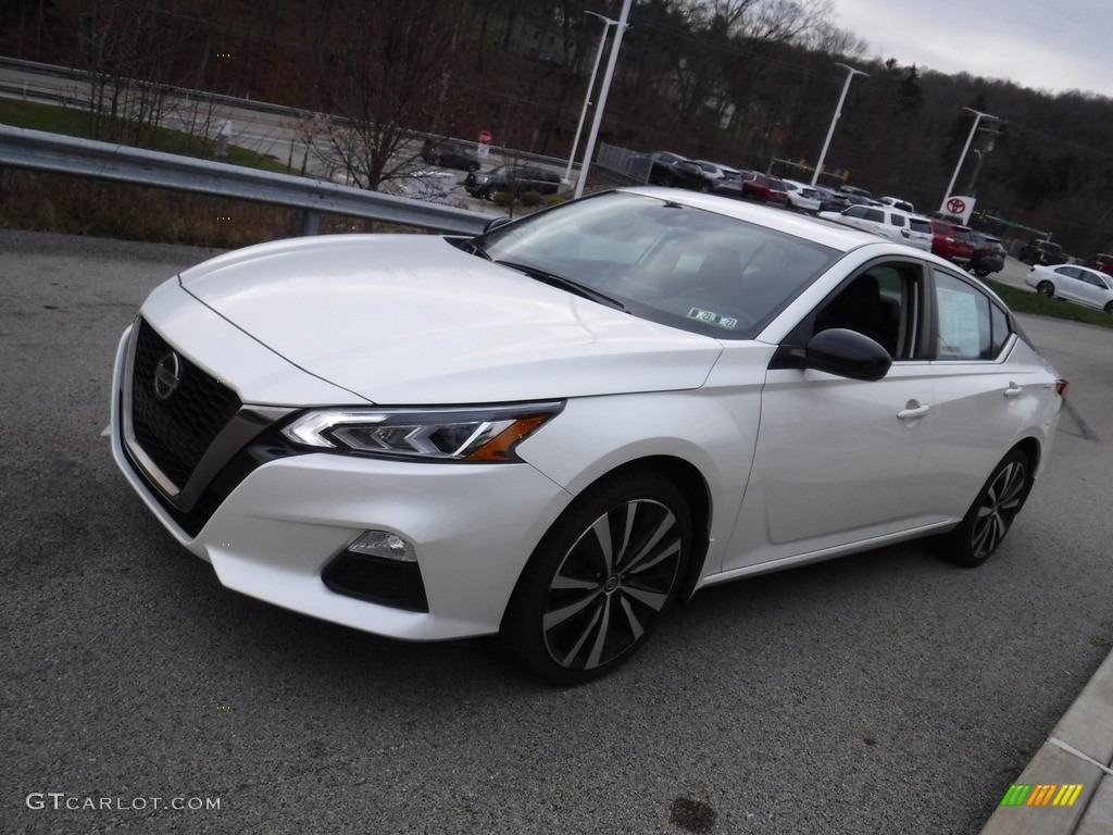 2020 Altima SR AWD - Glacier White / Charcoal photo #13