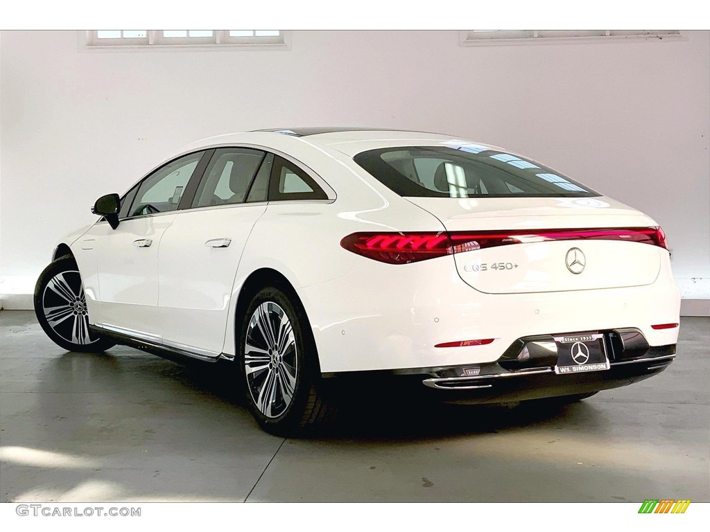 2023 EQS 450+ Sedan - Polar White / Macchiato Beige/Space Gray photo #2