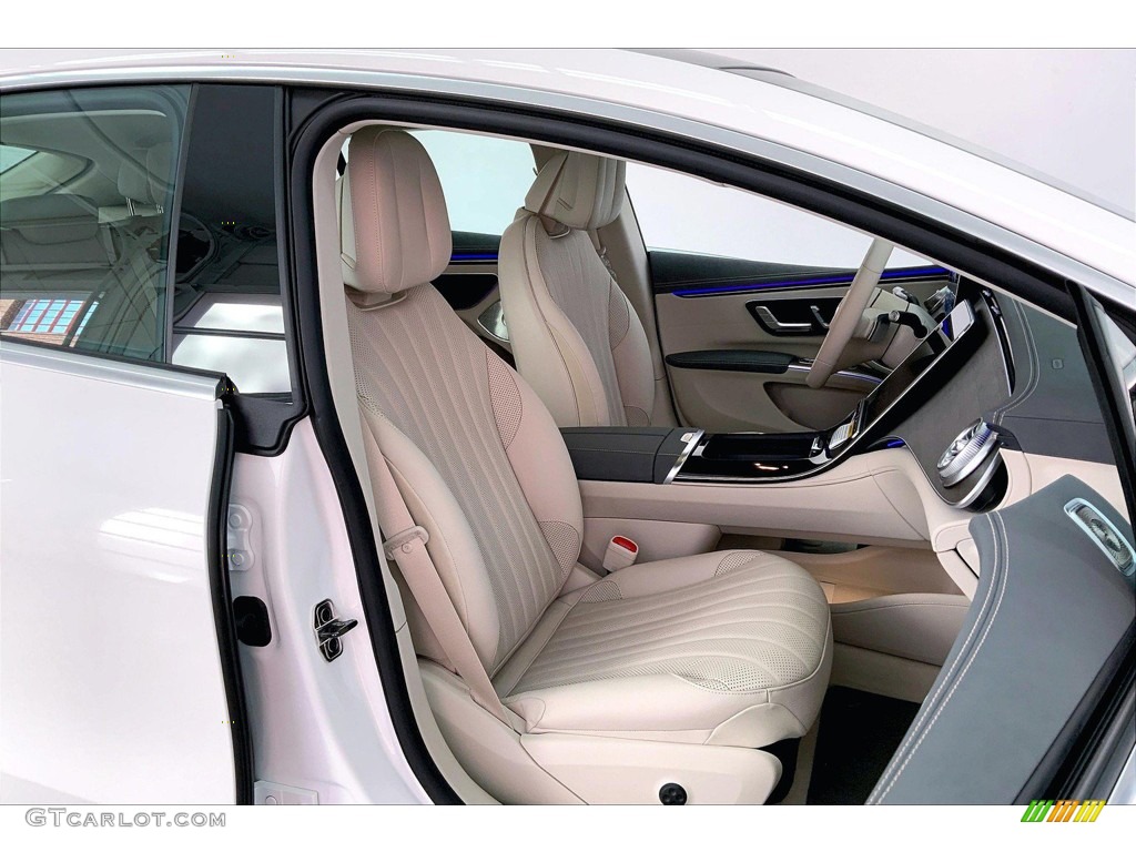 2023 EQS 450+ Sedan - Polar White / Macchiato Beige/Space Gray photo #5