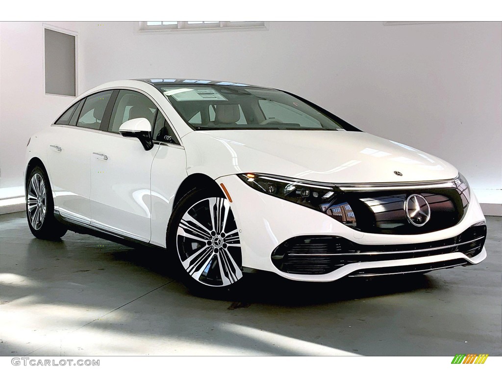 Polar White 2023 Mercedes-Benz EQS 450+ Sedan Exterior Photo #145307984