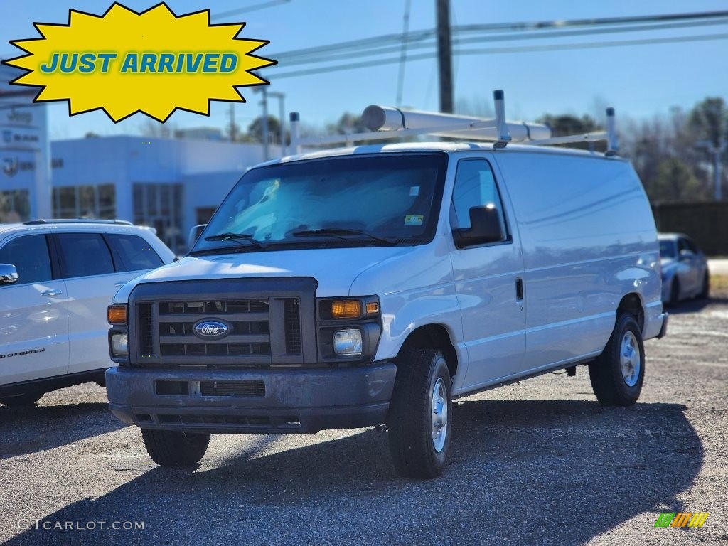 2013 E Series Van E250 Cargo - Oxford White / Medium Flint photo #1