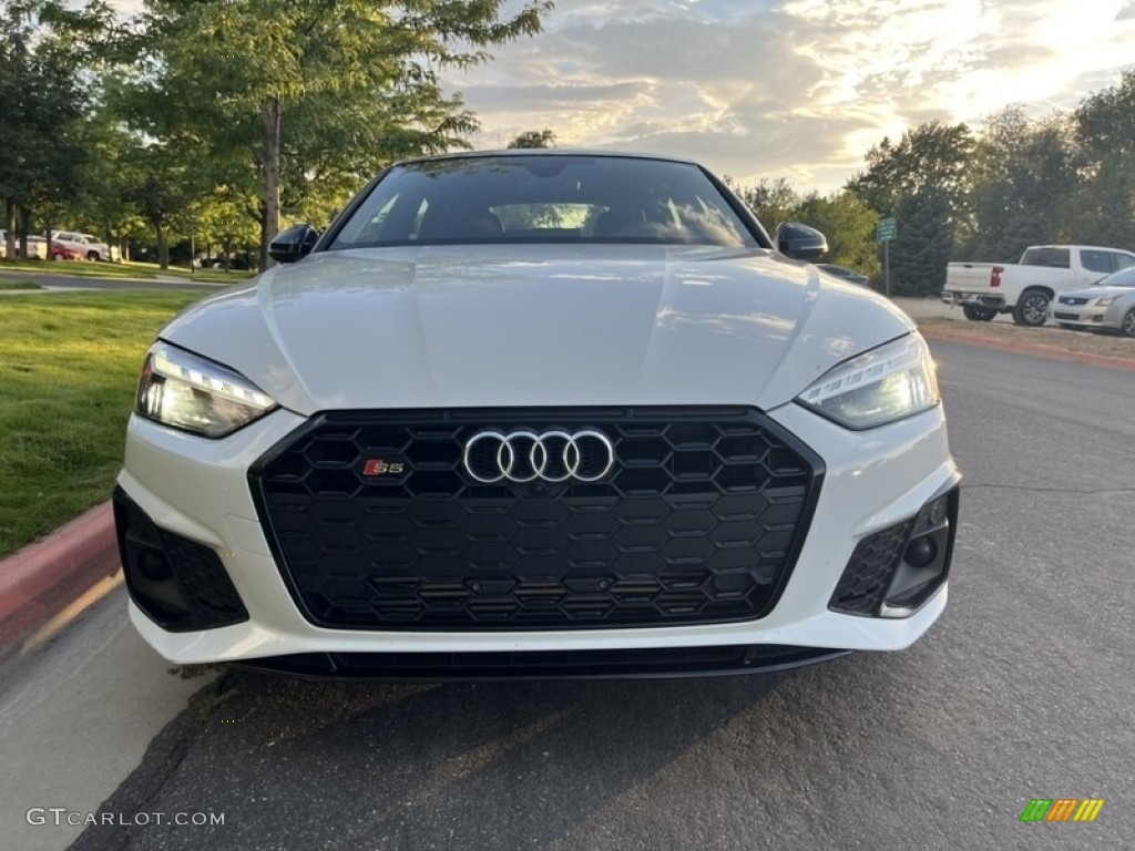 2021 S5 Sportback Premium Plus quattro - Glacier White Metallic / Black photo #2