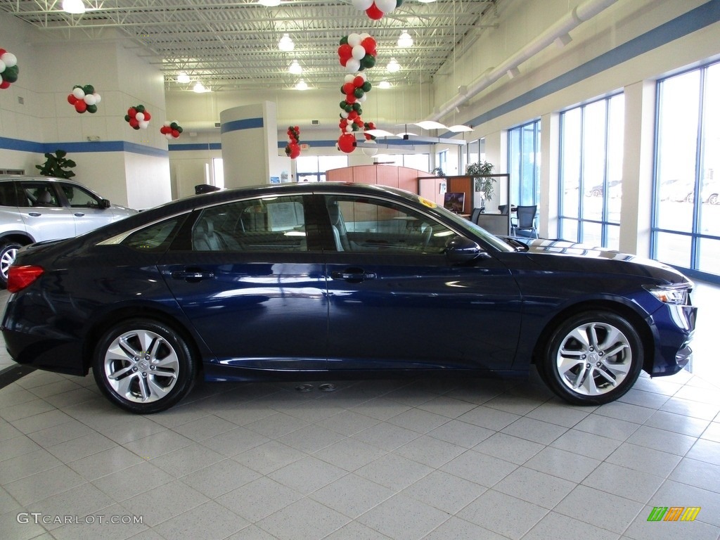 2019 Accord LX Sedan - Obsidian Blue Pearl / Gray photo #4