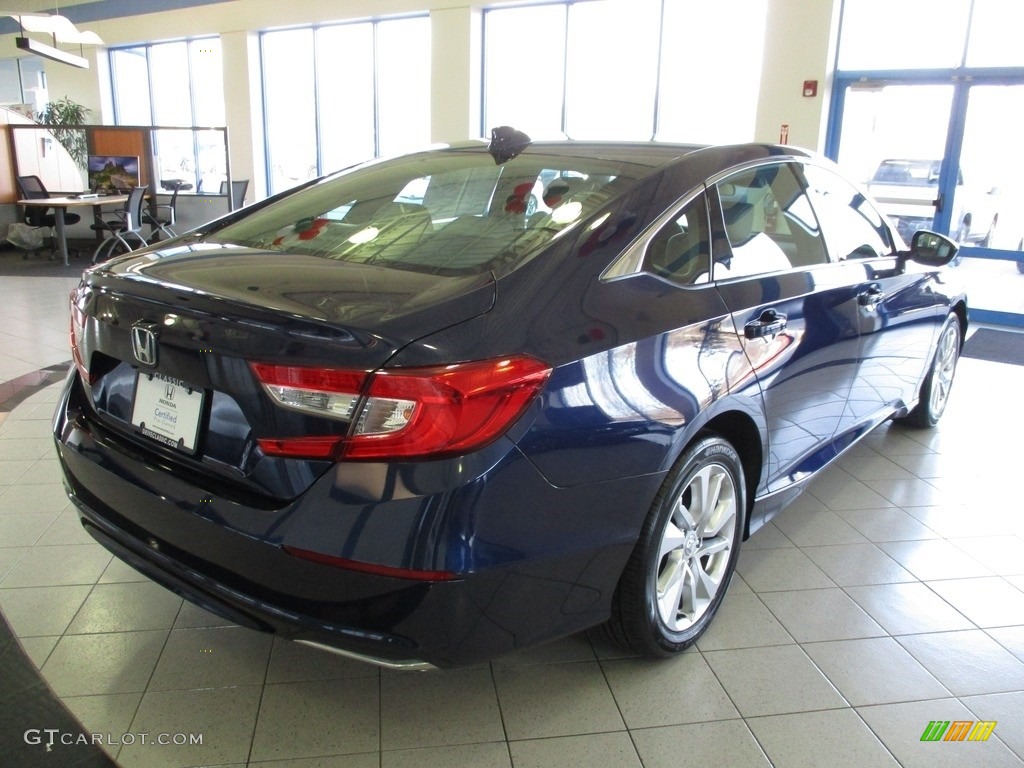 2019 Accord LX Sedan - Obsidian Blue Pearl / Gray photo #7