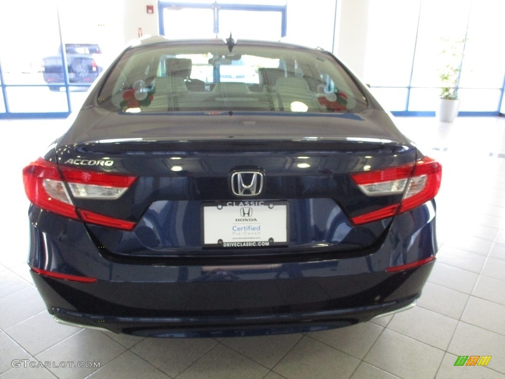 2019 Accord LX Sedan - Obsidian Blue Pearl / Gray photo #8