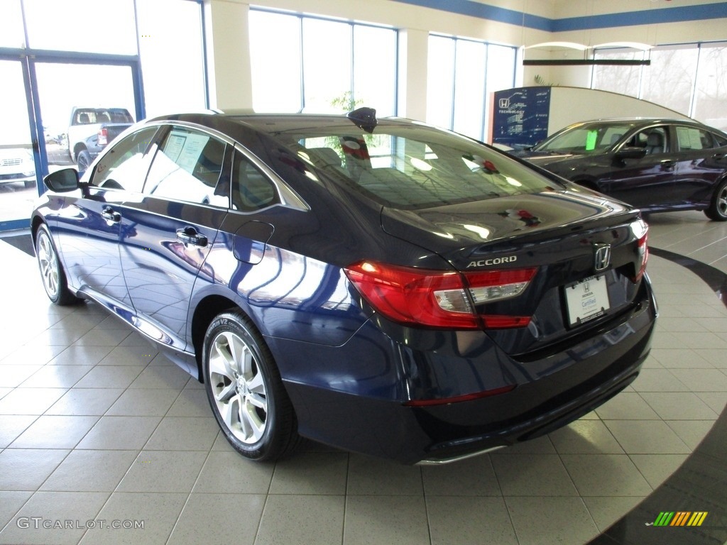 2019 Accord LX Sedan - Obsidian Blue Pearl / Gray photo #9