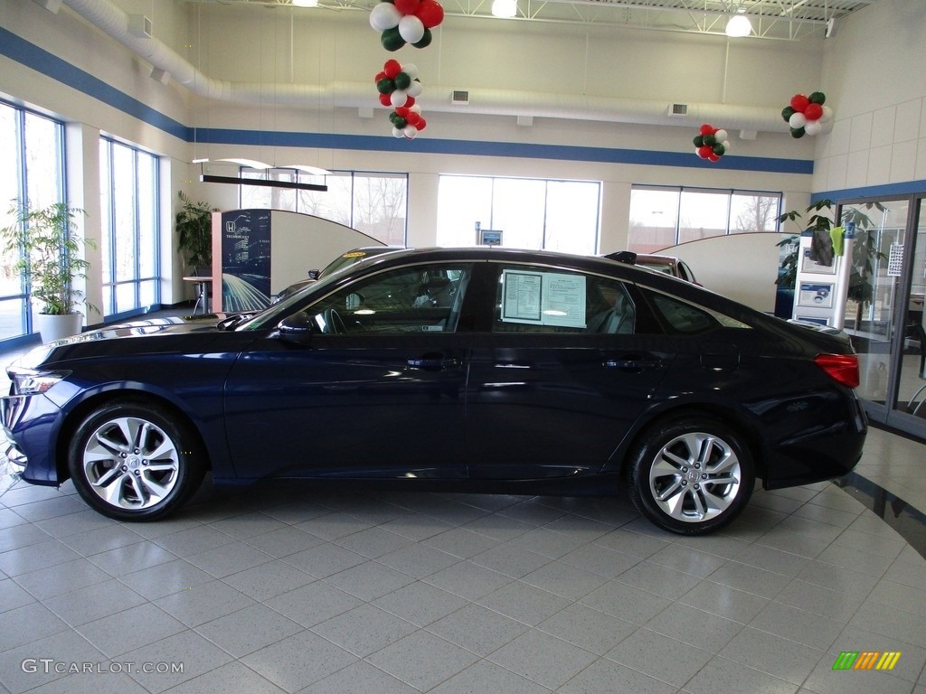 2019 Accord LX Sedan - Obsidian Blue Pearl / Gray photo #10