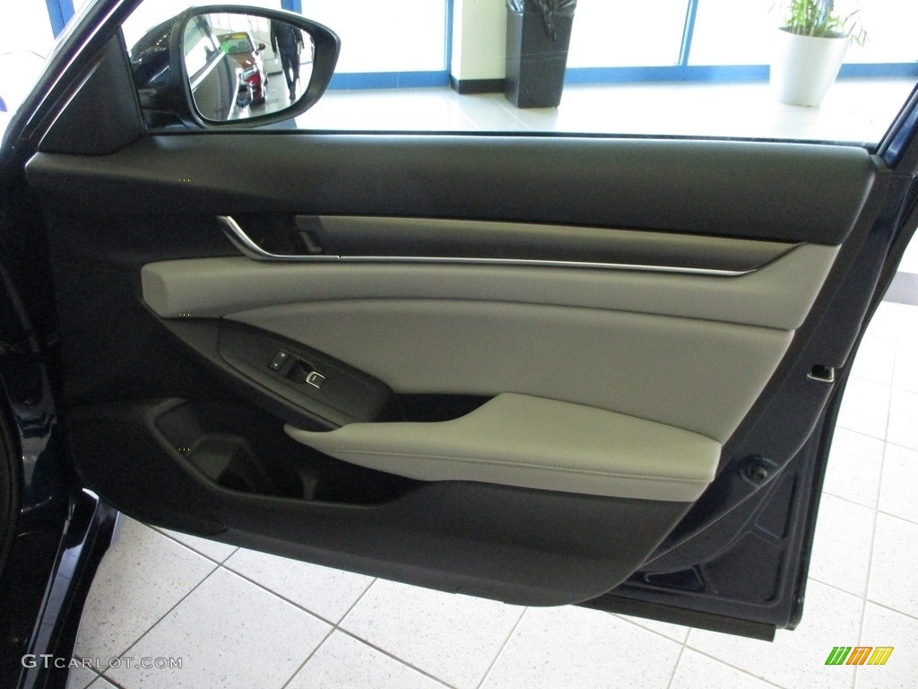 2019 Accord LX Sedan - Obsidian Blue Pearl / Gray photo #14