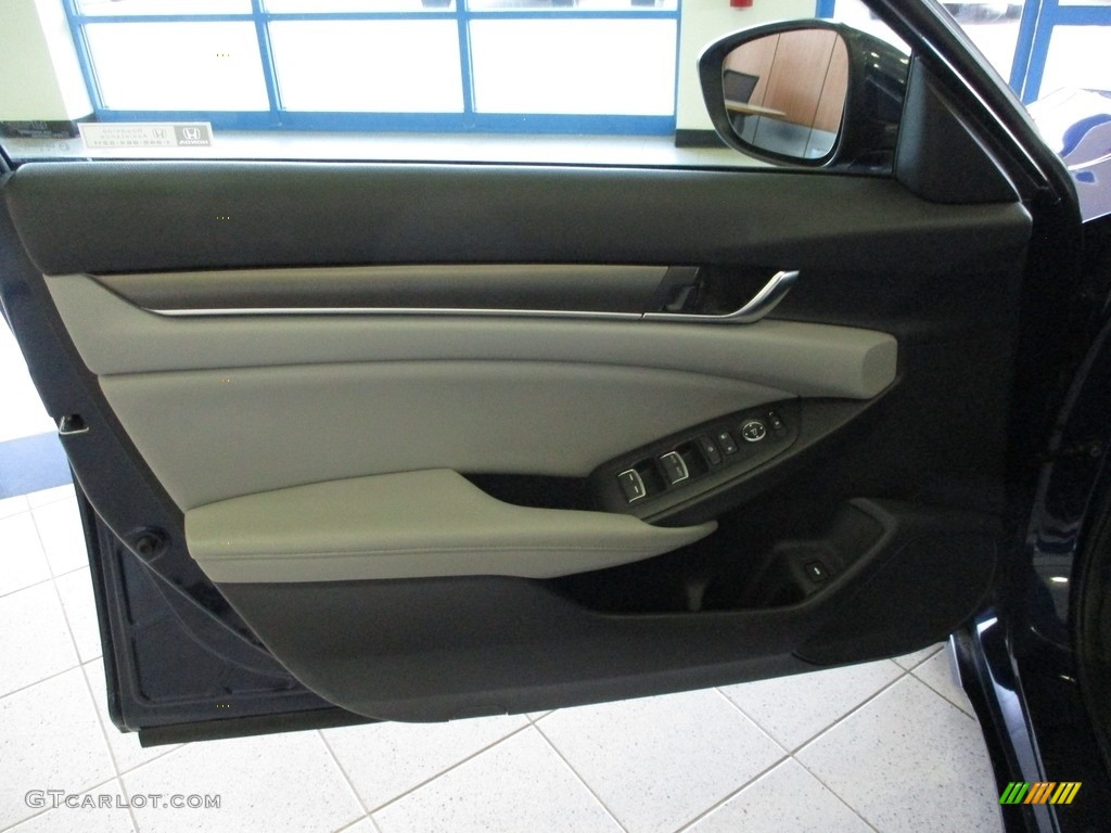 2019 Accord LX Sedan - Obsidian Blue Pearl / Gray photo #25