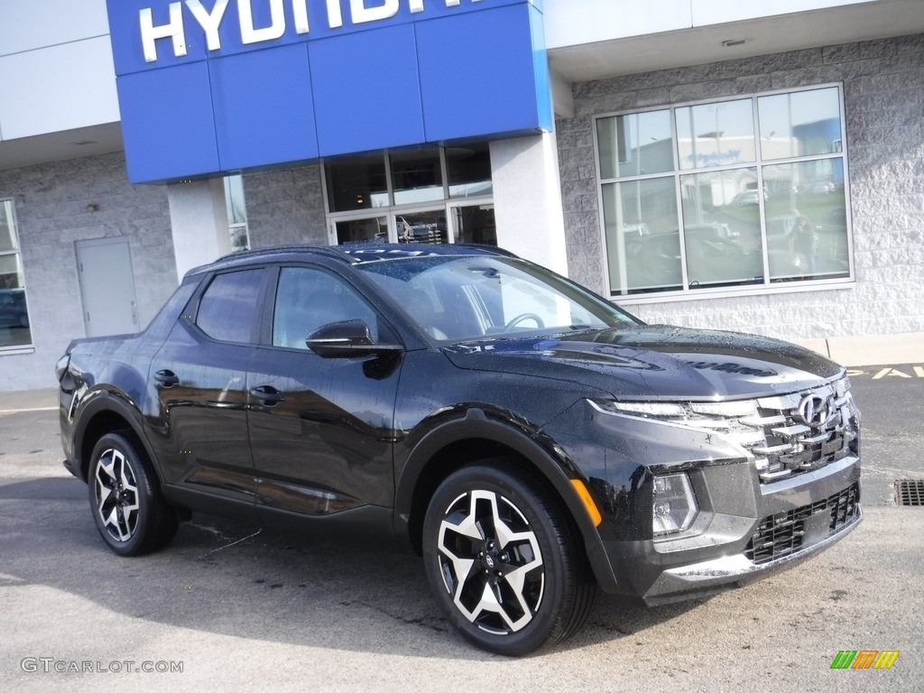 2022 Santa Cruz Limited Premium AWD - Phantom Black / Black photo #1