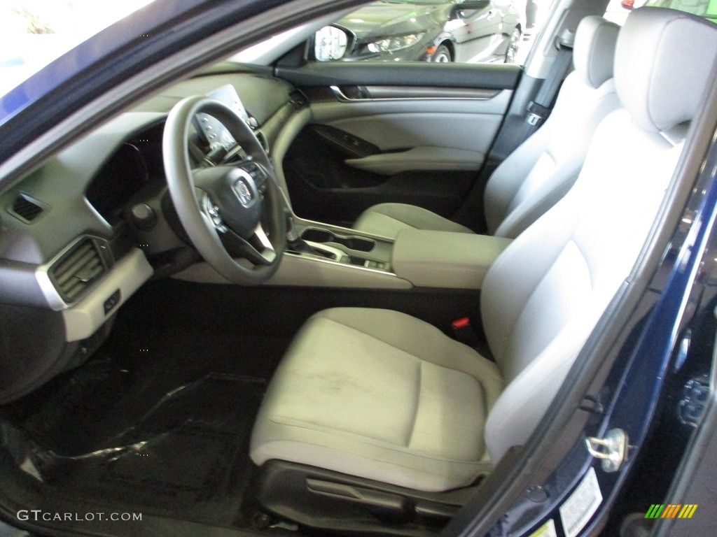 2019 Accord LX Sedan - Obsidian Blue Pearl / Gray photo #27