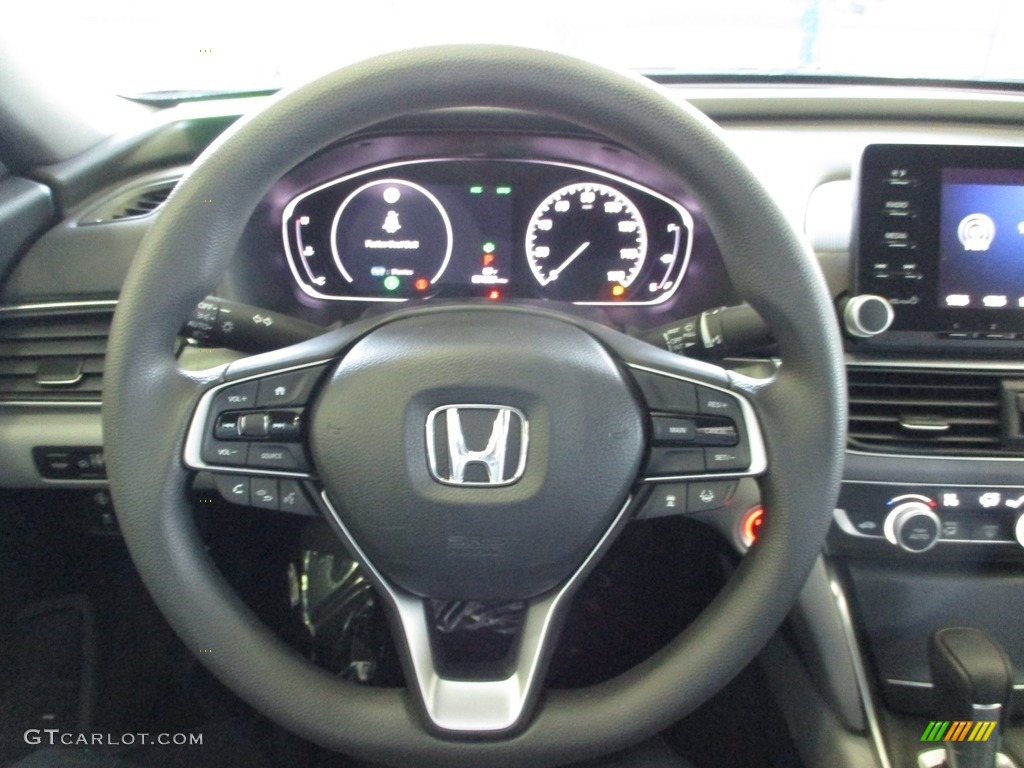 2019 Accord LX Sedan - Obsidian Blue Pearl / Gray photo #31