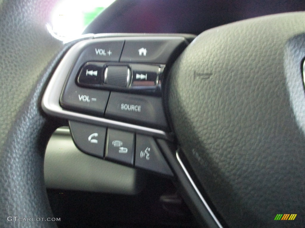 2019 Accord LX Sedan - Obsidian Blue Pearl / Gray photo #32