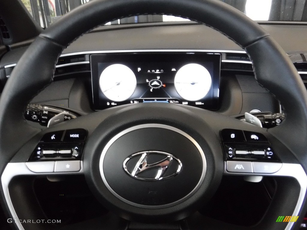 2022 Hyundai Santa Cruz Limited Premium AWD Black Steering Wheel Photo #145309917
