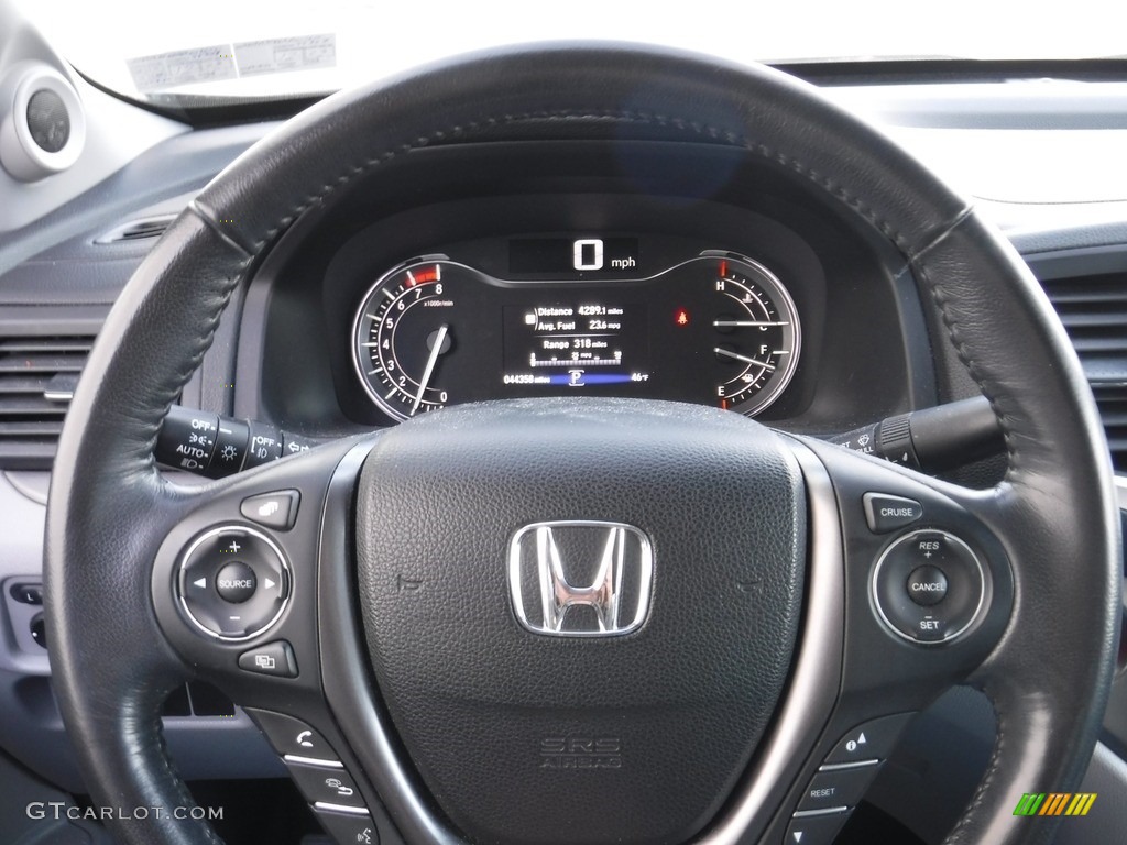2019 Ridgeline RTL-T AWD - Modern Steel Metallic / Gray photo #30