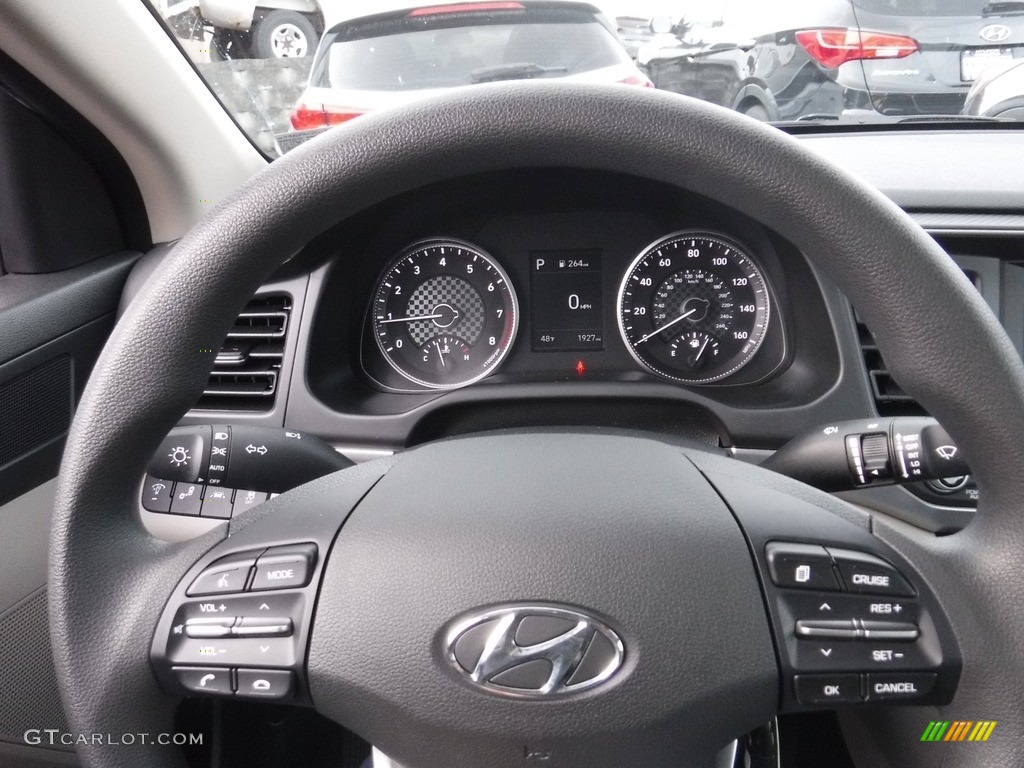 2019 Elantra SEL - Scarlet Red / Beige photo #27