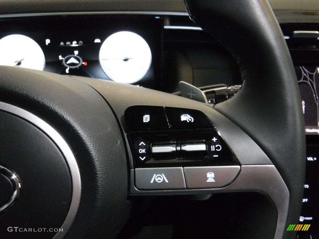 2022 Hyundai Santa Cruz Limited Premium AWD Black Steering Wheel Photo #145309959