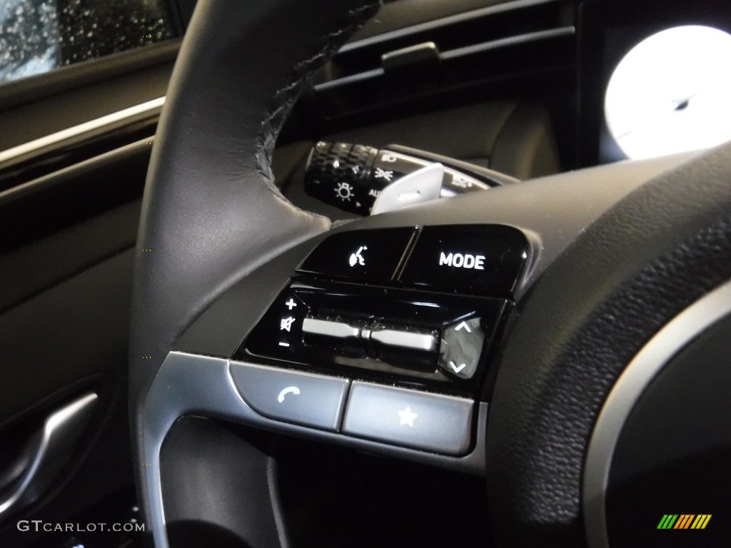 2022 Hyundai Santa Cruz Limited Premium AWD Black Steering Wheel Photo #145309977