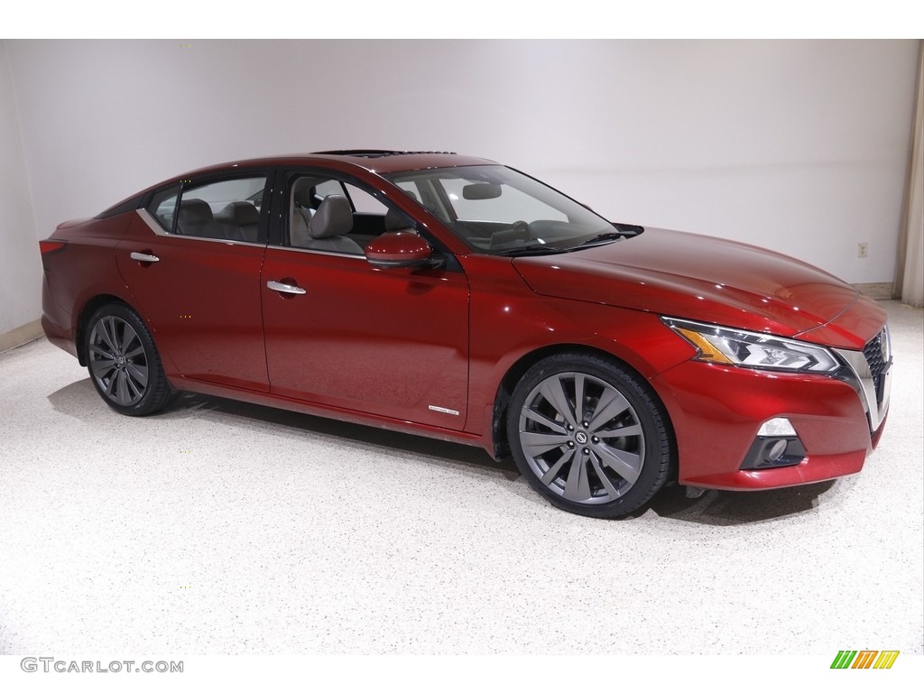 Scarlet Ember Tintcoat 2019 Nissan Altima Platinum Exterior Photo #145310112