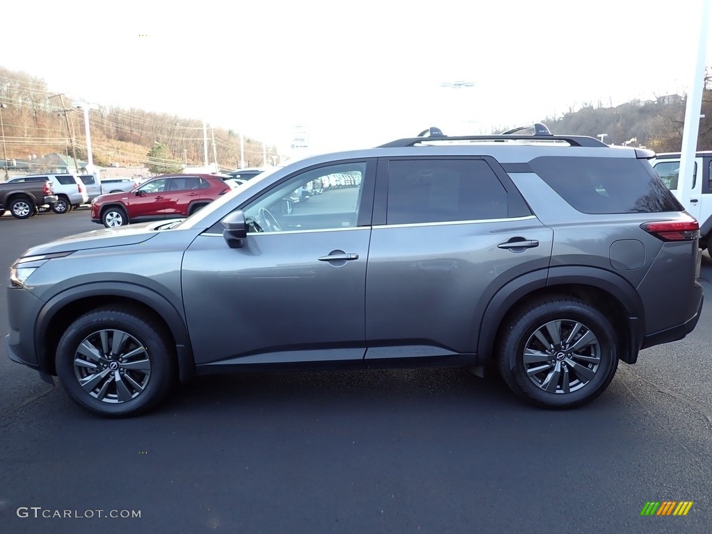 2022 Gun Metallic Nissan Pathfinder SV 4x4 145306534 Photo 2