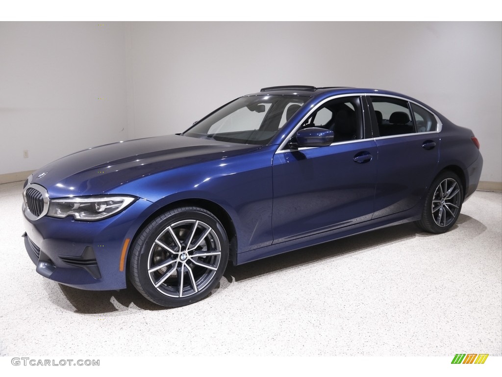 2020 3 Series 330i xDrive Sedan - Mediterranean Blue Metallic / Black photo #3