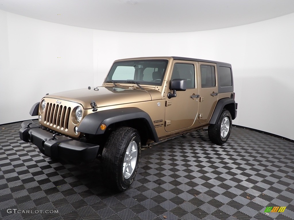 2015 Wrangler Unlimited Sport 4x4 - Copper Brown Pearl / Black photo #3