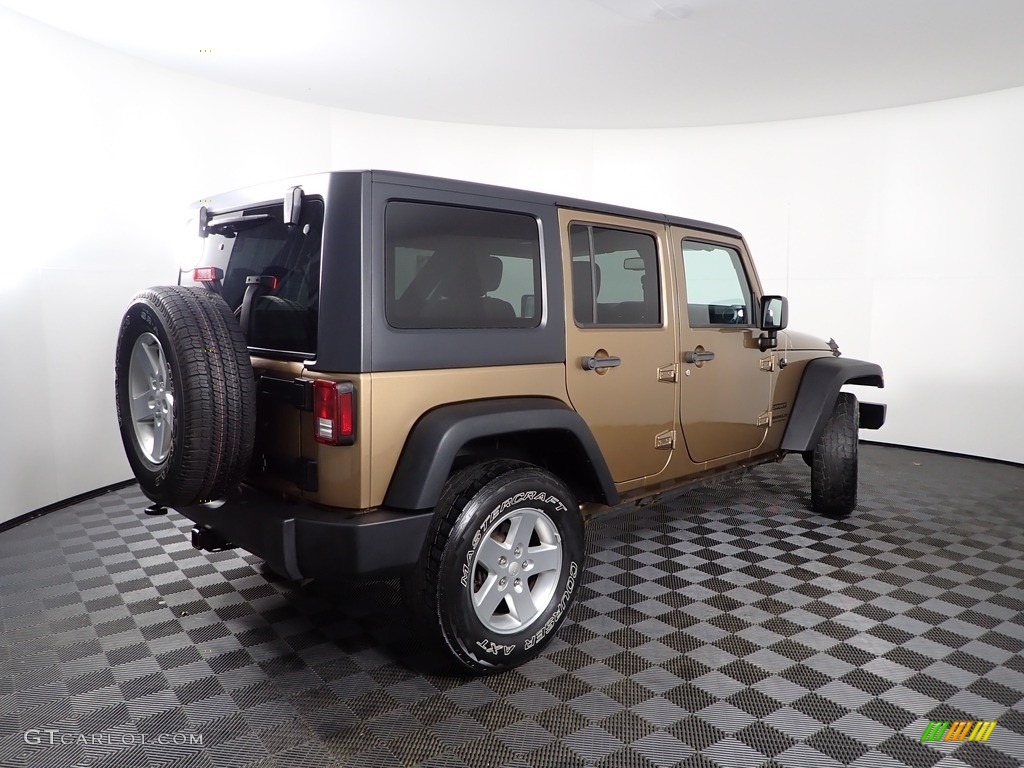 2015 Wrangler Unlimited Sport 4x4 - Copper Brown Pearl / Black photo #8