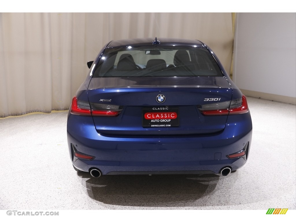 2020 3 Series 330i xDrive Sedan - Mediterranean Blue Metallic / Black photo #23