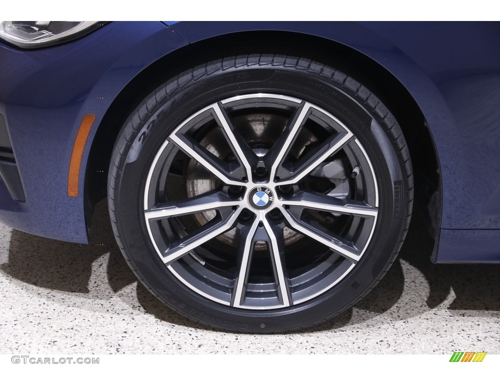 2020 3 Series 330i xDrive Sedan - Mediterranean Blue Metallic / Black photo #25