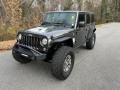 2017 Granite Crystal Metallic Jeep Wrangler Unlimited Rubicon 4x4  photo #2