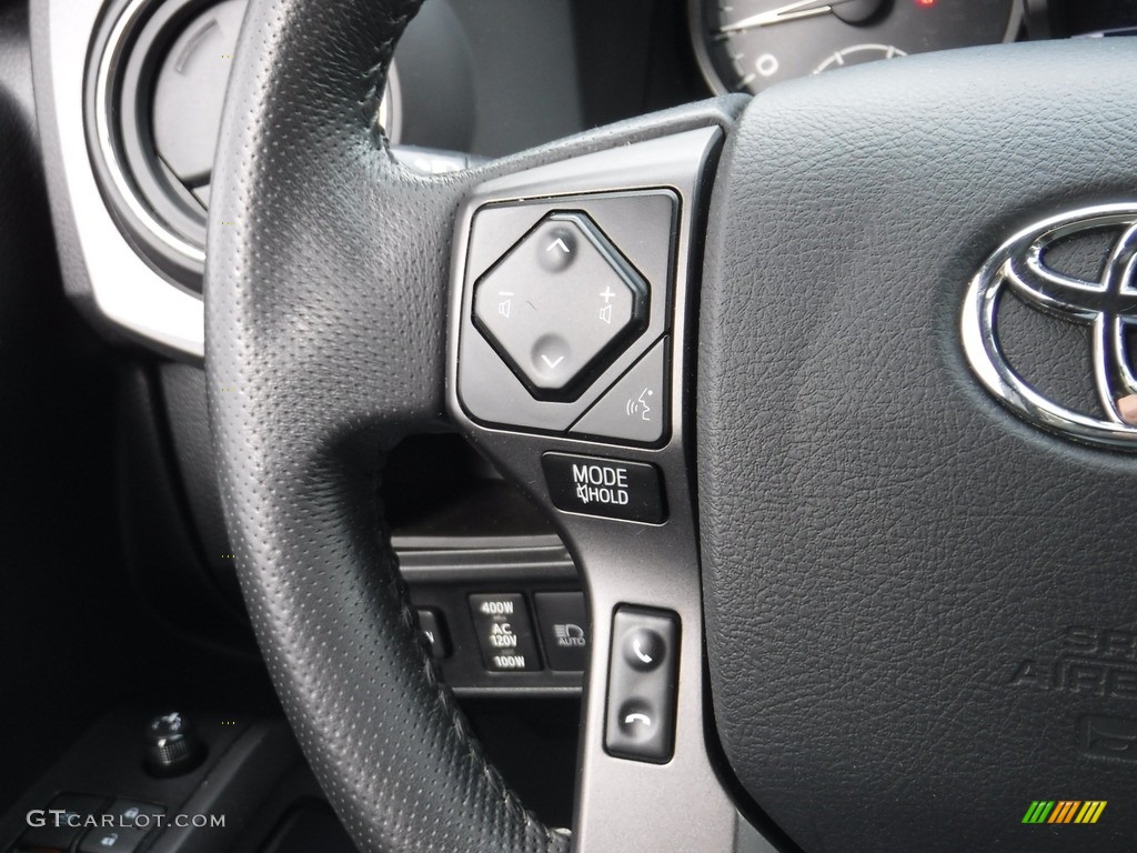 2019 Toyota Tacoma TRD Sport Double Cab 4x4 TRD Graphite Steering Wheel Photo #145312424