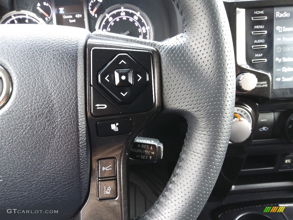 2022 Toyota 4Runner TRD Off Road 4x4 Black/Graphite Steering Wheel Photo #145312430