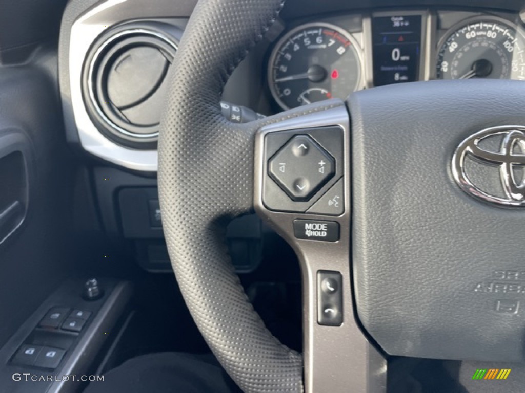2023 Toyota Tacoma SR5 Access Cab 4x4 Cement Steering Wheel Photo #145312605