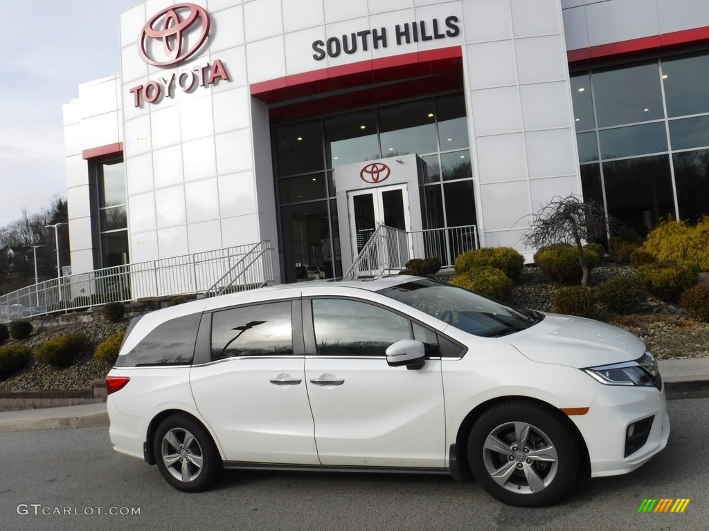 2019 Odyssey EX-L - White Diamond Pearl / Gray photo #2