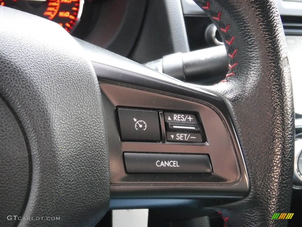 2016 Subaru WRX Standard WRX Model Carbon Black Steering Wheel Photo #145313265