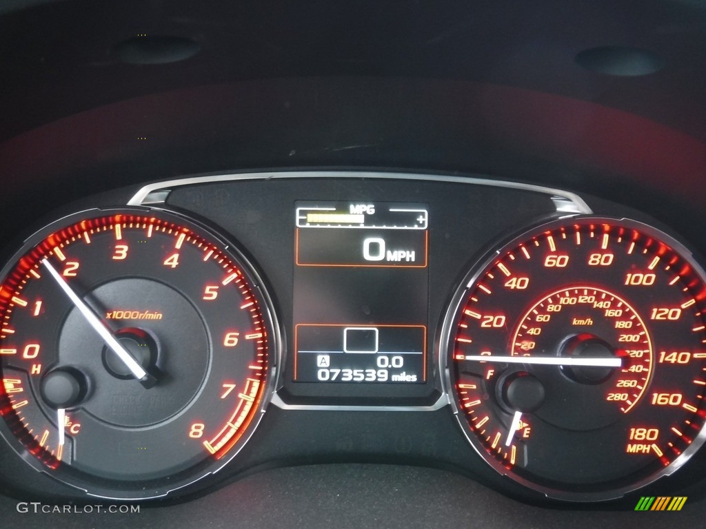 2016 Subaru WRX Standard WRX Model Gauges Photos