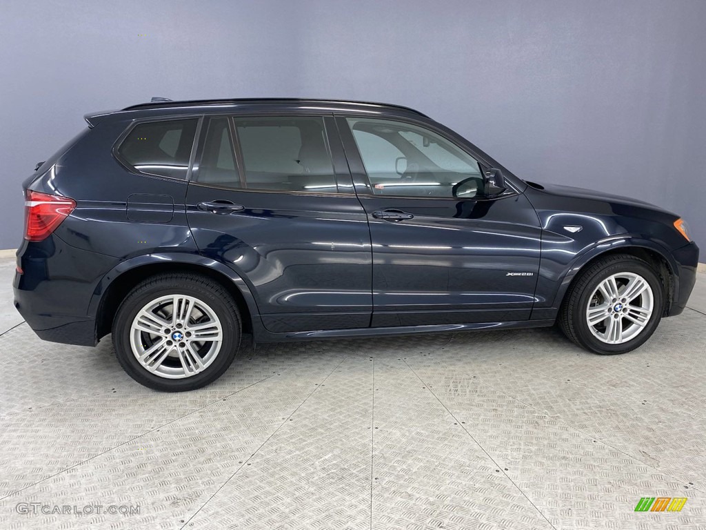 2012 X3 xDrive 28i - Deep Sea Blue Metallic / Black photo #5