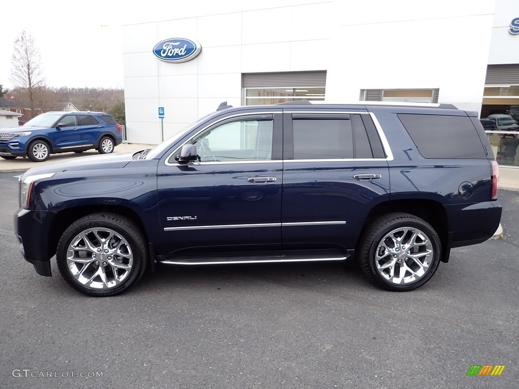 Dark Sapphire Blue Metallic 2019 GMC Yukon Denali 4WD Exterior Photo #145314915