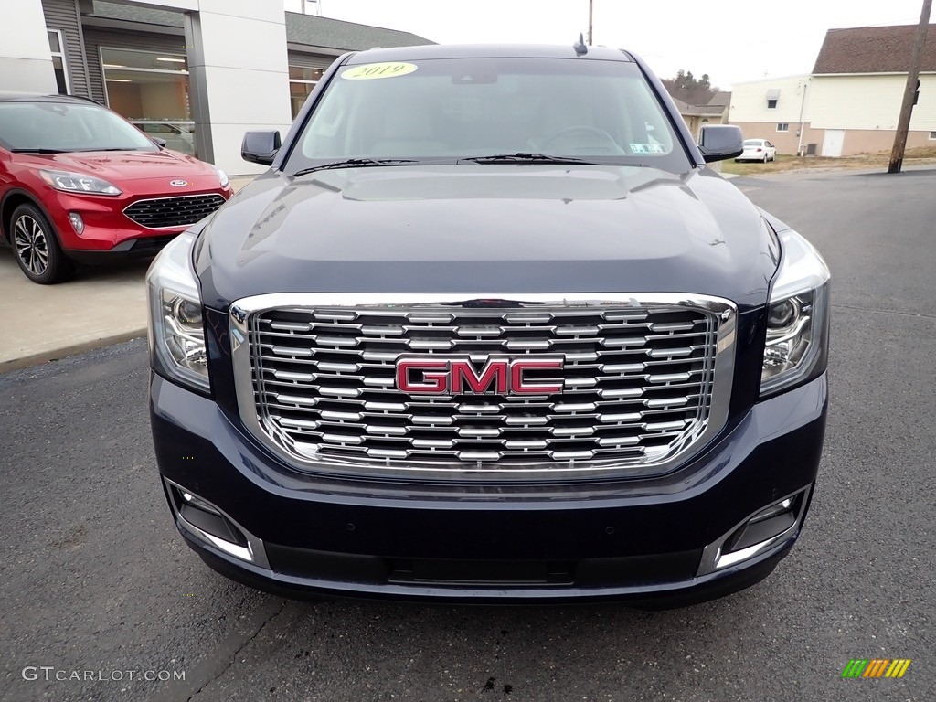 2019 Yukon Denali 4WD - Dark Sapphire Blue Metallic / Jet Black photo #8