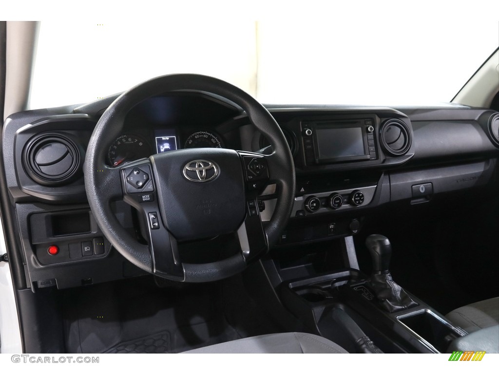 2018 Toyota Tacoma SR Access Cab Cement Gray Dashboard Photo #145315533